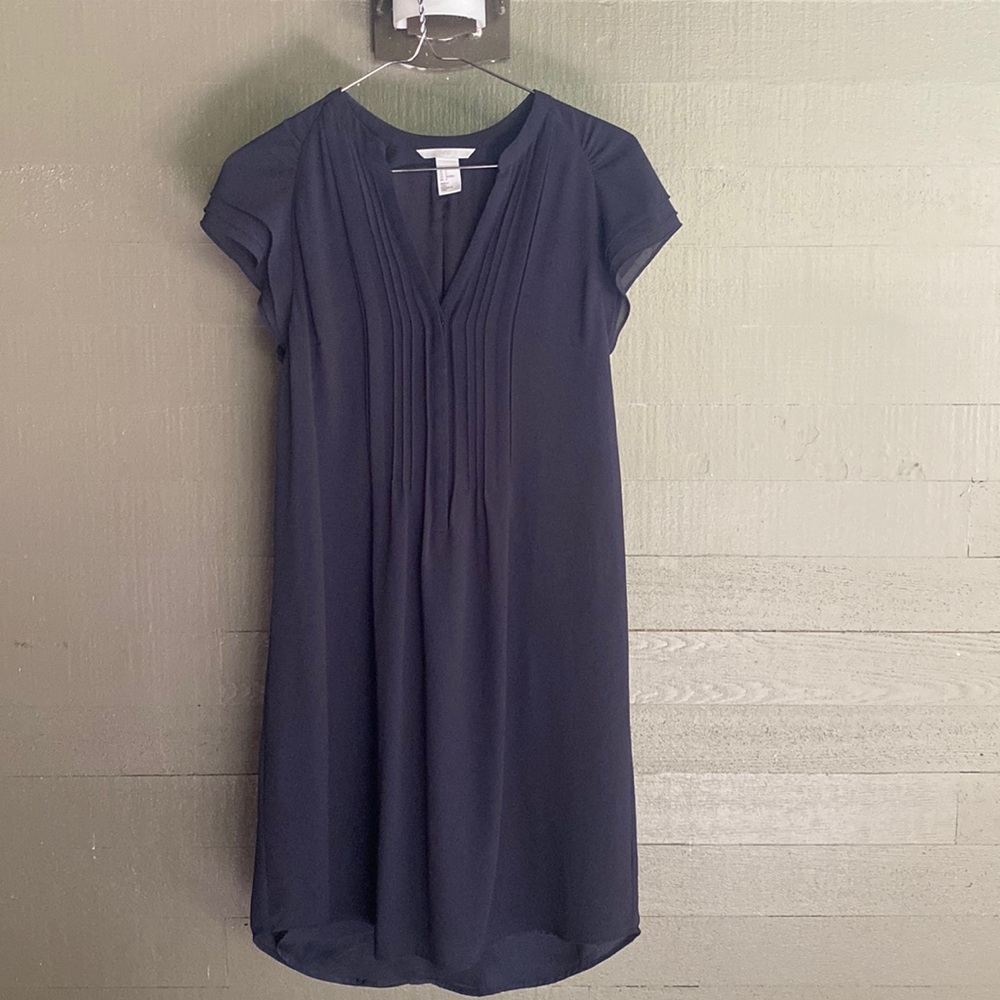 Navy blue sheath dress
